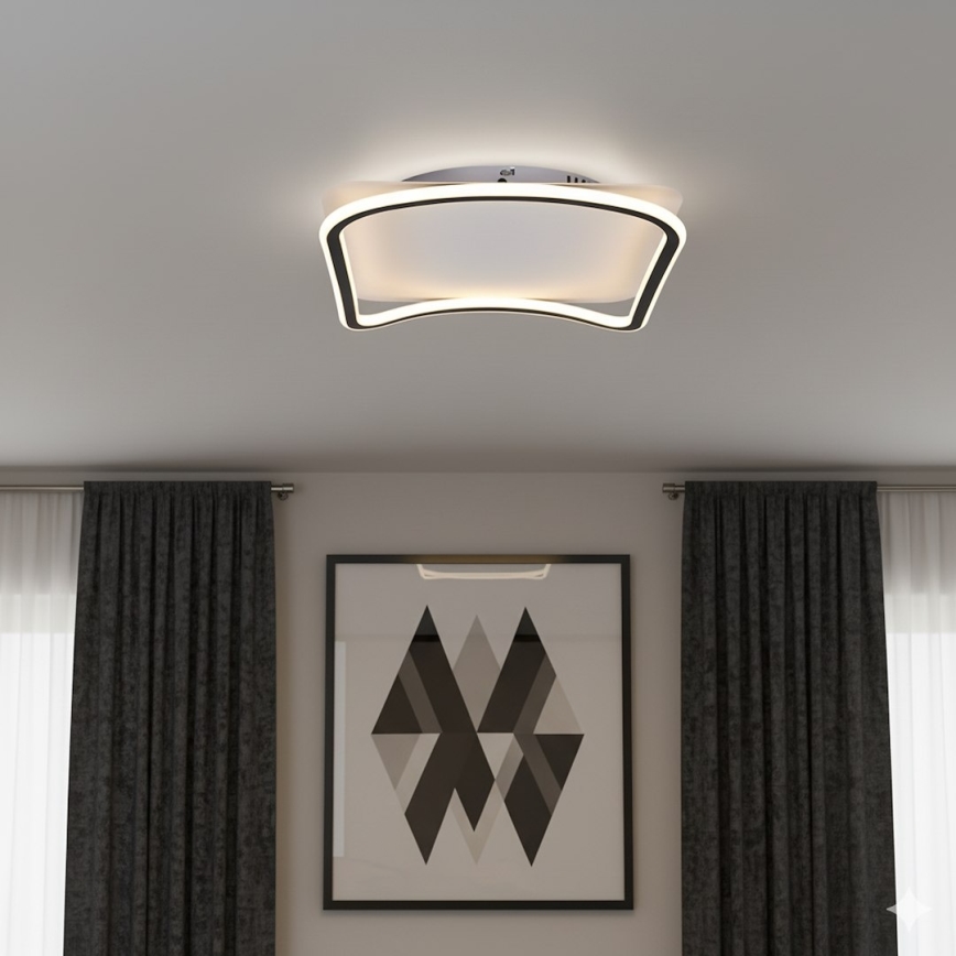 LED plafonsko svetlo CALI LED/30W/230V 40x40 cm crno