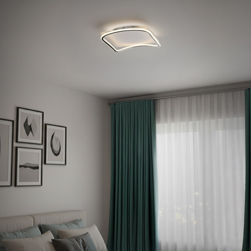 LED plafonsko svetlo CALI LED/30W/230V 40x40 cm crno