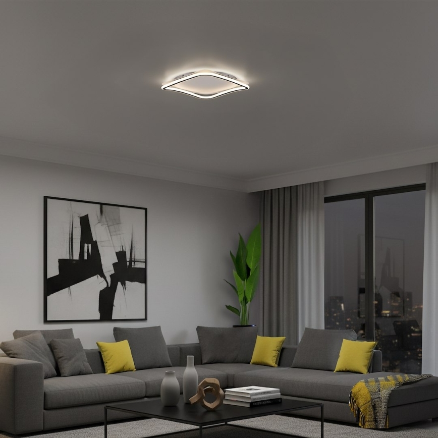 LED plafonsko svetlo CALI LED/30W/230V 40x40 cm crno
