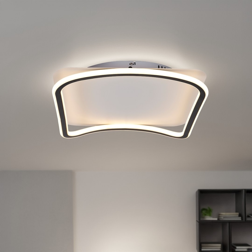 LED plafonsko svetlo CALI LED/30W/230V 40x40 cm crno