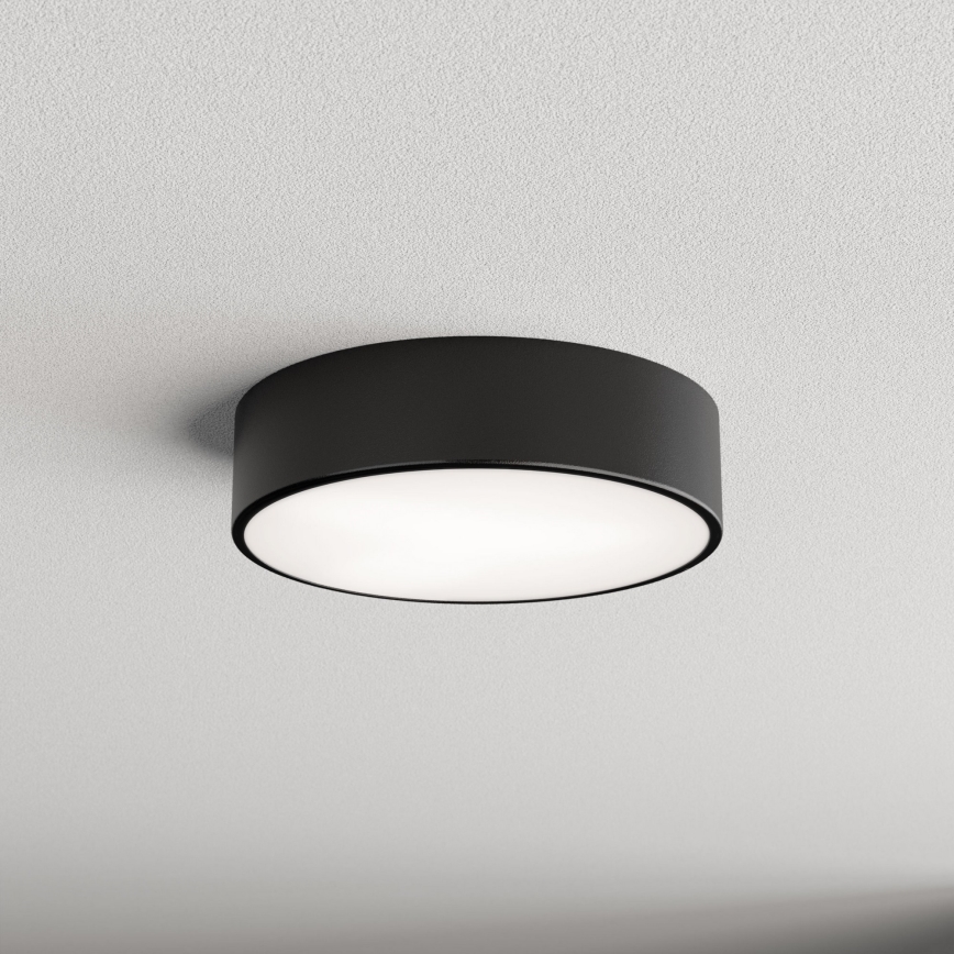 LED plafonsko svetlo CLEO LED/24W/230V 3000K prečnik 30 cm crno
