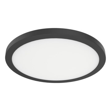 LED plafonsko svetlo EVORA LED/24W/230V 3000/4000/6000K fi 30 cm crno