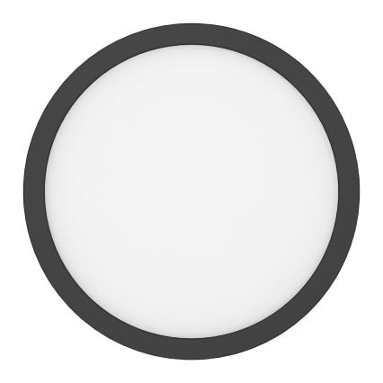LED plafonsko svetlo EVORA LED/24W/230V 3000/4000/6000K fi 30 cm crno