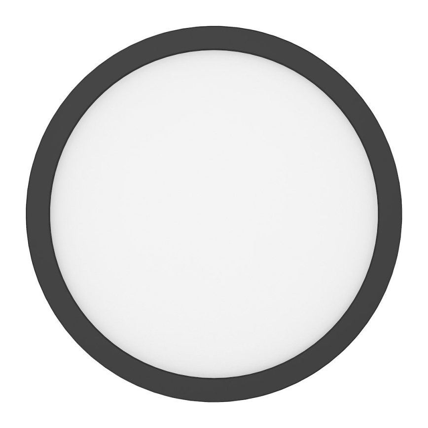 LED plafonsko svetlo EVORA LED/24W/230V 3000/4000/6000K fi 30 cm crno