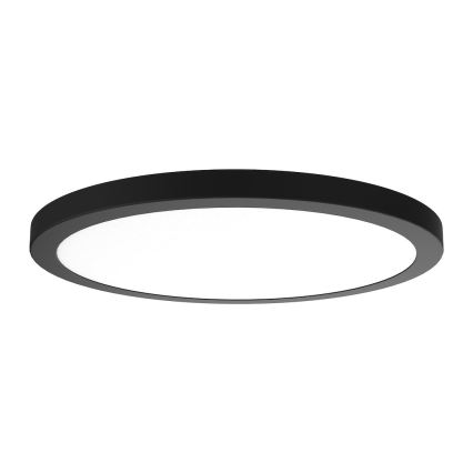 LED plafonsko svetlo EVORA LED/24W/230V 3000/4000/6000K fi 30 cm crno