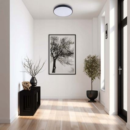 LED plafonsko svetlo FELIZ LED/50W/230V 4000K prečnik 50 cm crno