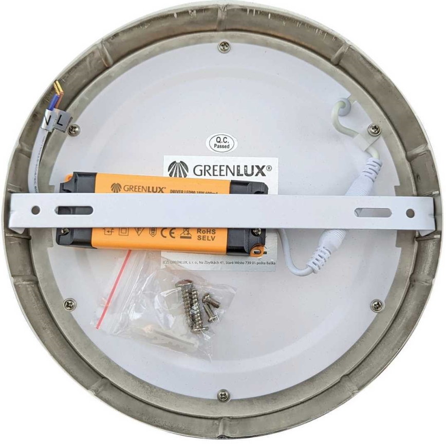 LED plafonsko svetlo FENIX LED/18W/230V 3800K prečnik 22,5 cm
