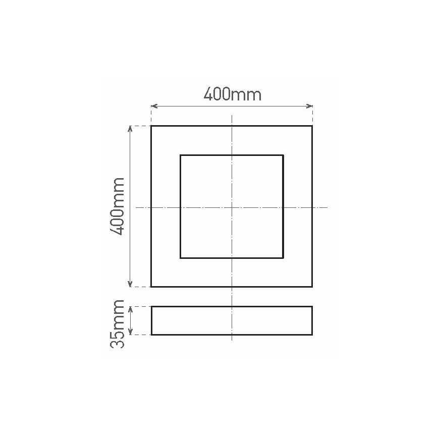 LED Plafonsko svetlo FENIX LED/32W/230V 3800K 40 cm