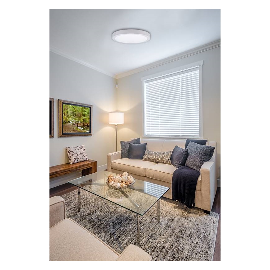 LED plafonsko svetlo FENIX LED/32W/230V 3800K Ø 40 cm snežno belo