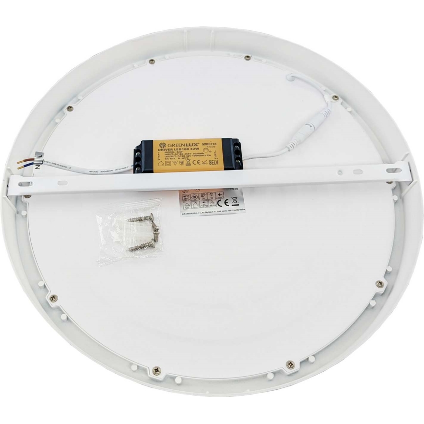 LED plafonsko svetlo FENIX LED/32W/230V 3800K Ø 40 cm snežno belo