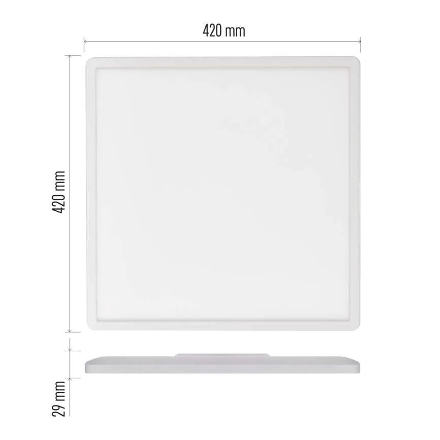LED plafonsko svetlo FLORI LED/22W/230V 4000K belo 42x42 cm