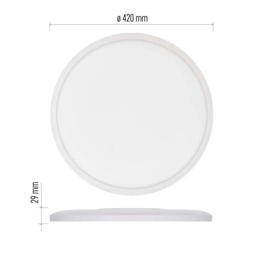 LED plafonsko svetlo FLORI LED/22W/230V 4000K belo prečnik 42 cm