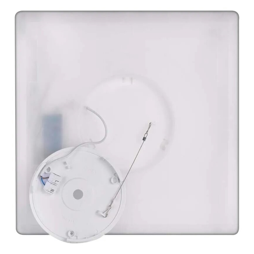 LED plafonsko svetlo FLORI LED/22W/230V 4000K crna 42x42 cm