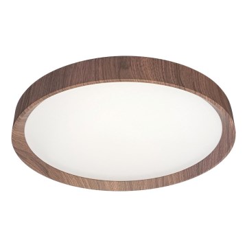 LED plafonsko svetlo FOREST LED/24W/230V prečnik 39 cm braon