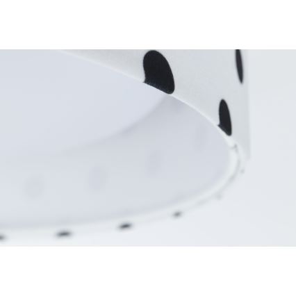 LED Dečije plafonsko svetlo GALAXY KIDS LED/24W/230V sa tačkicama bela/crna
