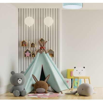 LED dečije plafonsko svetlo GALAXY KIDS LED/24W/230V zvezdice zelena/bela