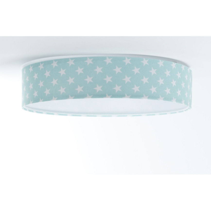 LED dečije plafonsko svetlo GALAXY KIDS LED/24W/230V zvezdice zelena/bela