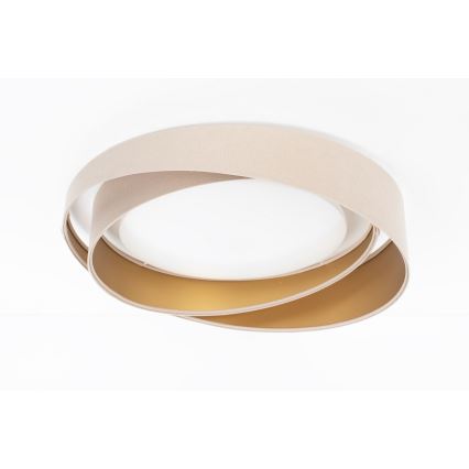 LED plafonsko svetlo GALAXY MODERN, 24W, 230V, Ø 55 cm, bež/zlatna