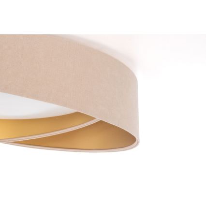 LED plafonsko svetlo GALAXY MODERN, 24W, 230V, Ø 55 cm, bež/zlatna