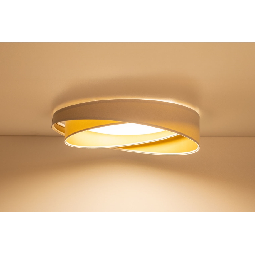 LED plafonsko svetlo GALAXY MODERN LED/24W/230V pr. 55 cm belo/zlatno