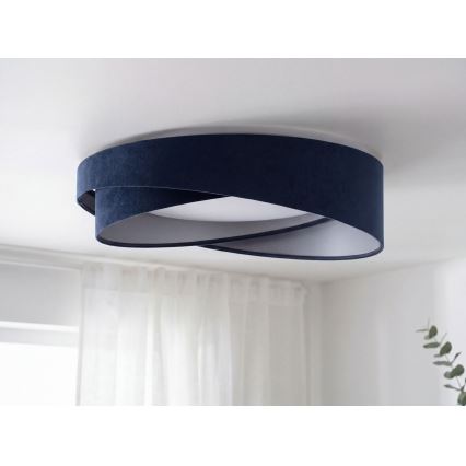 LED plafonsko svetlo GALAXY MODERN LED/24W/230V pr. 55 cm plavo/srebrno