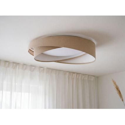 LED plafonsko svetlo GALAXY MODERN LED/24W/230V, prečnik 55 cm, bež/belo