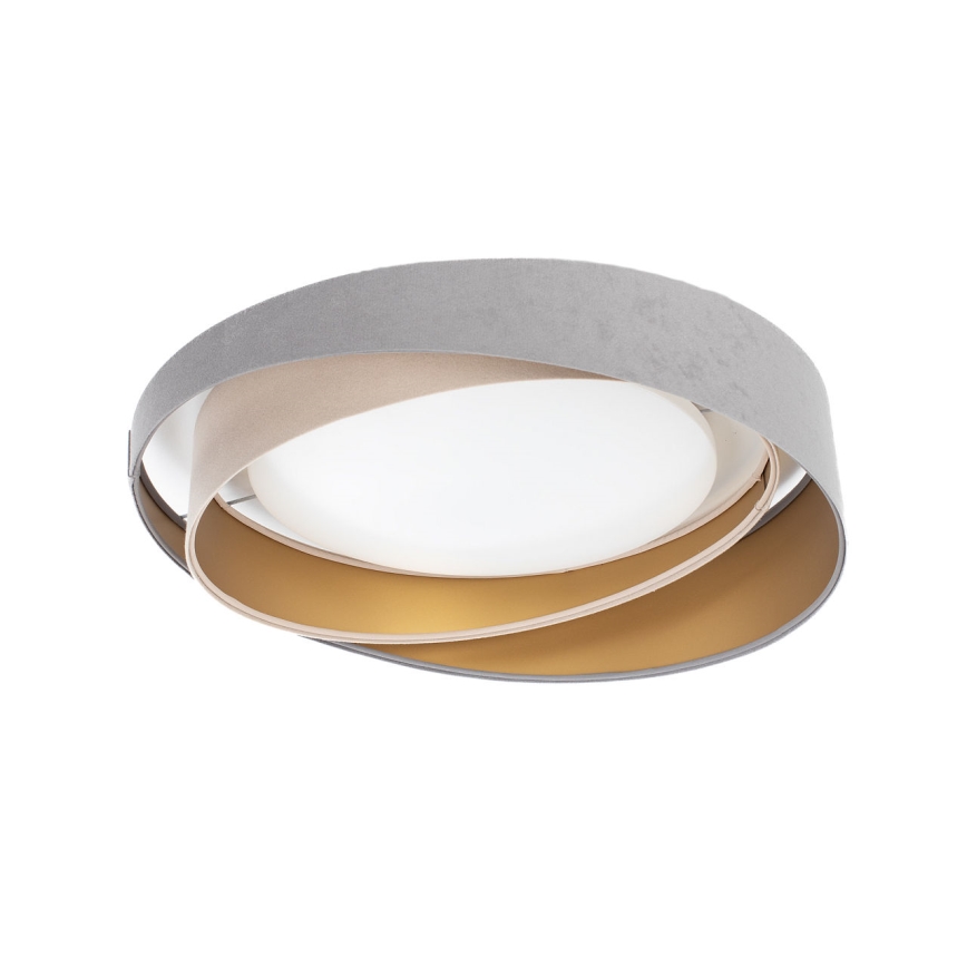 LED plafonsko svetlo GALAXY MODERN LED/24W/230V prečnika 55 cm sivo/bež/zlatno