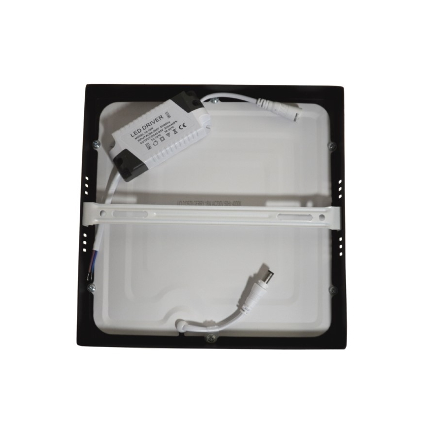 LED plafonsko svetlo GERRY LED/18W/230V 4000K crna