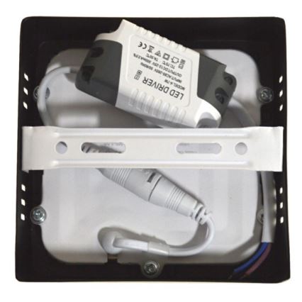 LED plafonsko svetlo GERRY LED/6W/230V 4000K crna