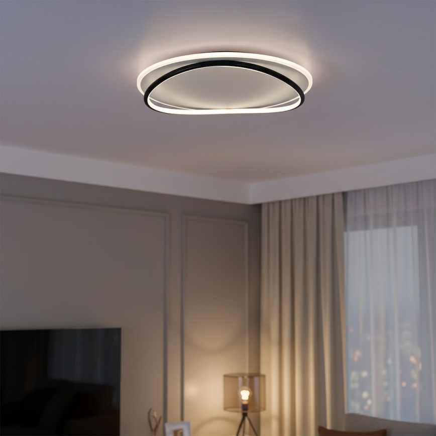 LED Plafonsko svetlo HALO LED/38W/230V prečnik 50 cm crna