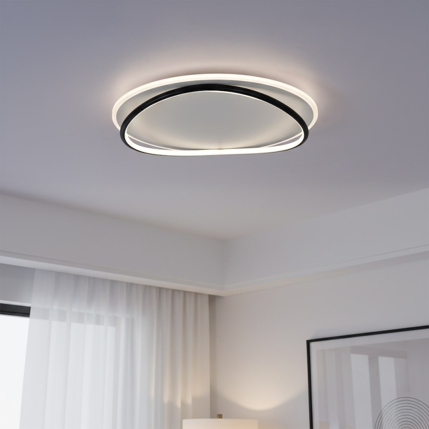 LED Plafonsko svetlo HALO LED/38W/230V prečnik 50 cm crna
