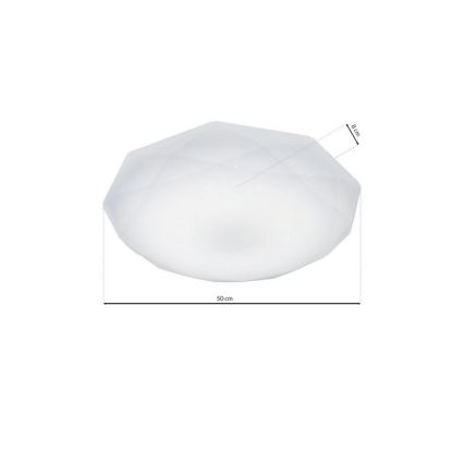 LED Plafonsko svetlo HEX LED/24W/230V