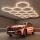 LED plafonsko svetlo HEXAGON LED/570W/85-265V 4000K 522x298 cm CRI 90 IP44 belo