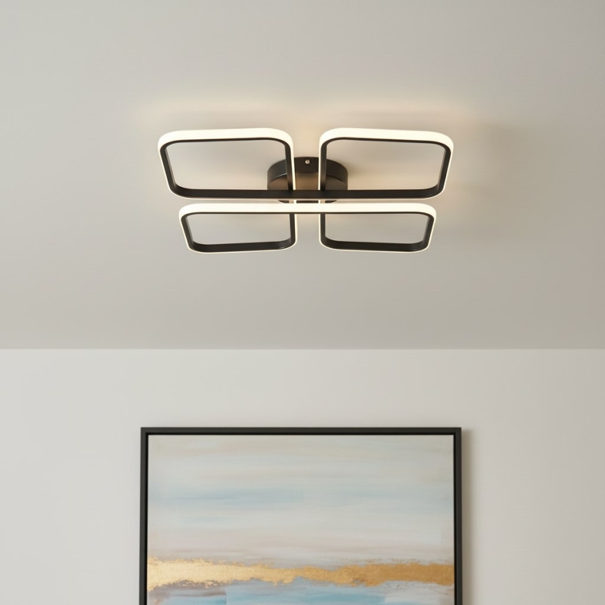 LED plafonsko svetlo HIDALGO LED/40W/230V crno