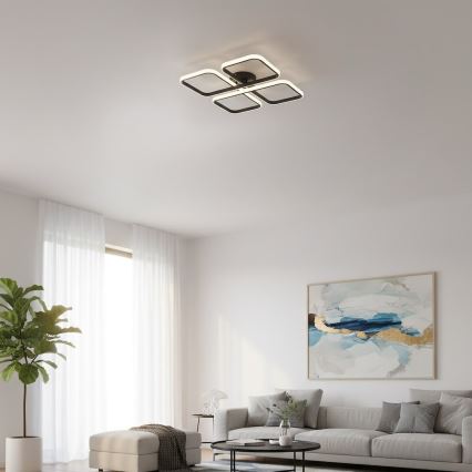 LED plafonsko svetlo HIDALGO LED/40W/230V crno
