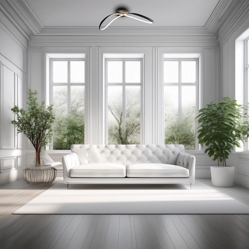 LED plafonsko svetlo INFINITY LED/21W/230V crno