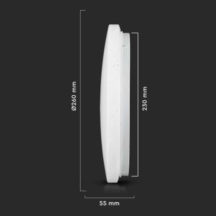LED Plafonsko svetlo LED/12W/230V 26cm 3000K/4000K/6400K