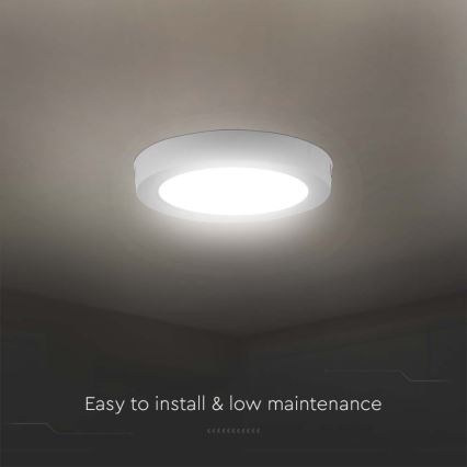 LED plafonsko svetlo LED/12W/230V 3000K prečnik 16,7 cm belo