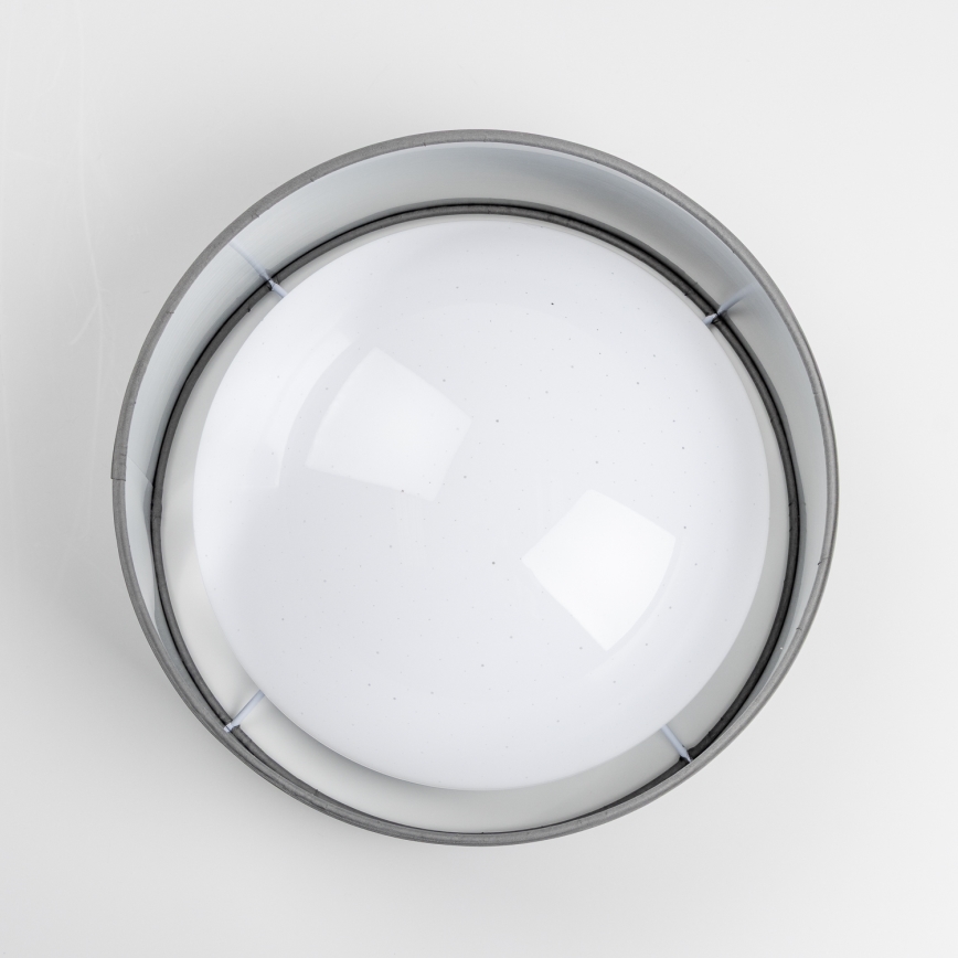 LED plafonsko svetlo LED/12W/230V Ø 32 cm siva/srebrna