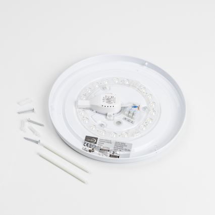 LED plafonsko svetlo LED/12W/230V Ø 32 cm siva/srebrna