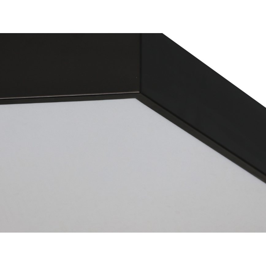 LED plafonsko svetlo LED/135W/230V 3000/4000/6500K prečnik 80 cm crno