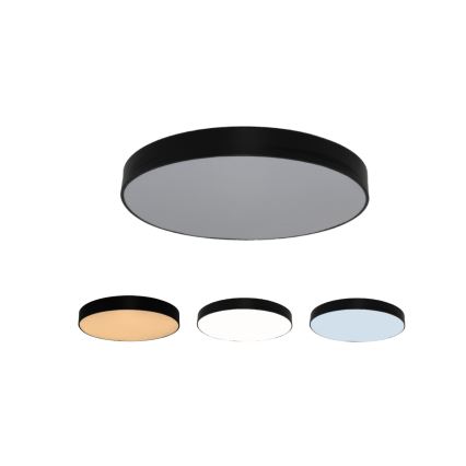 LED plafonsko svetlo LED/135W/230V 3000/4000/6500K Ø 80 cm crno