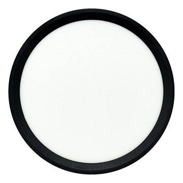LED plafonsko svetlo LED/18W/230V 3000/4000/6500K prečnika 23 cm crno
