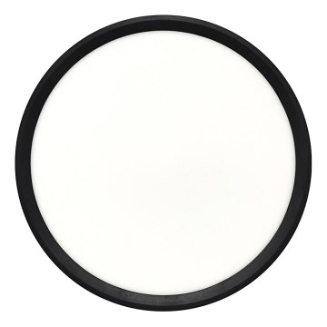 LED plafonsko svetlo LED/24W/230V 3000/4000/6500K pr. 30 cm crna