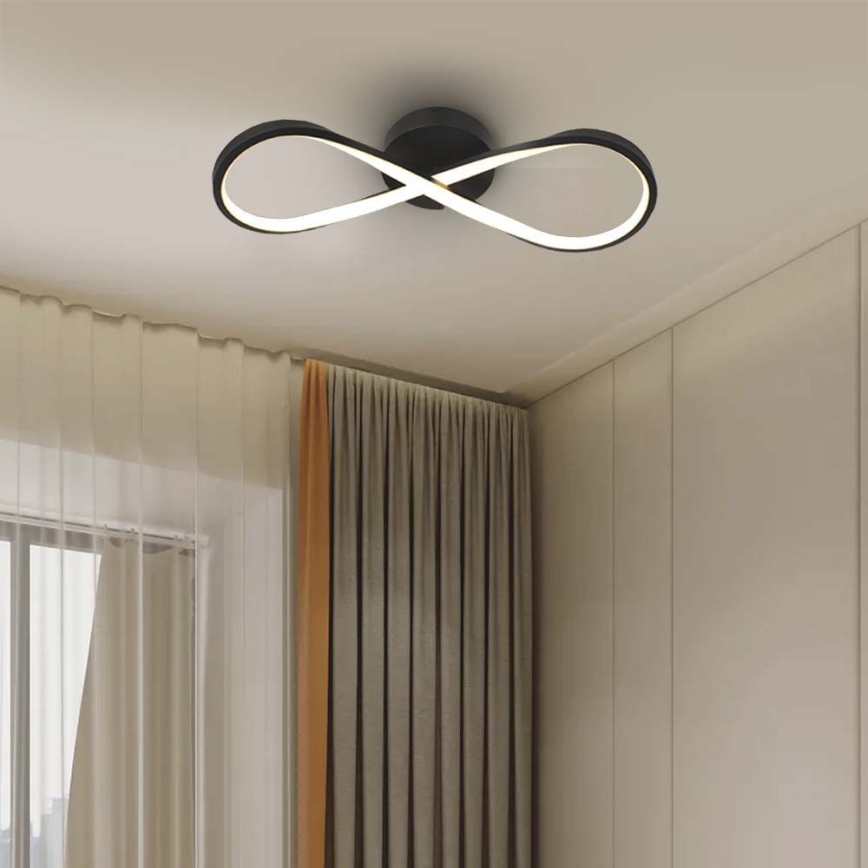 LED plafonsko svetlo LED/24W/230V 3000K crno