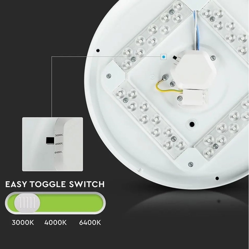 LED plafonsko svetlo LED/24W/230V 35cm 3000K/4000K/6400K