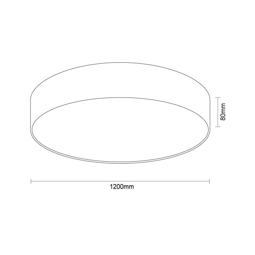 LED plafonsko svetlo LED/300W/230V 3000/4000/6500K preč. 120 cm belo