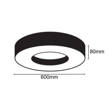 LED plafonsko svetlo LED/30W/230V 4000K Ø 60 cm