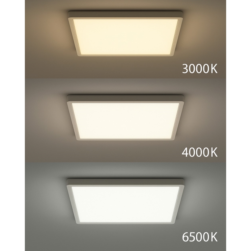 LED plafonsko svetlo LED/32W/230V 3000/4000/6500K 40x40 cm bela