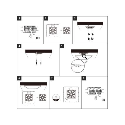 LED plafonsko svetlo LED/32W/230V 3000/4000/6500K 40x40 cm bela